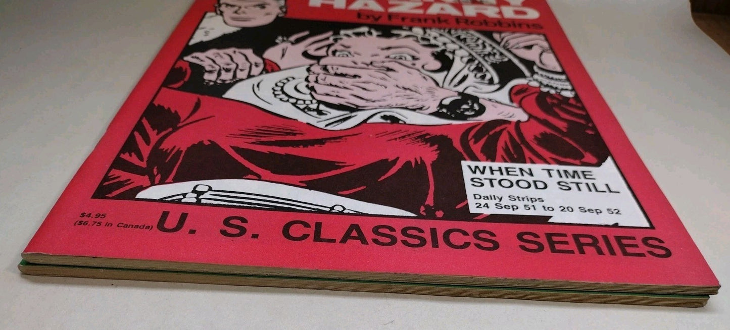 JOHNNY HAZARD (1986) U S Classics Series Frank Robbins Comic Magazine Lot #9 10