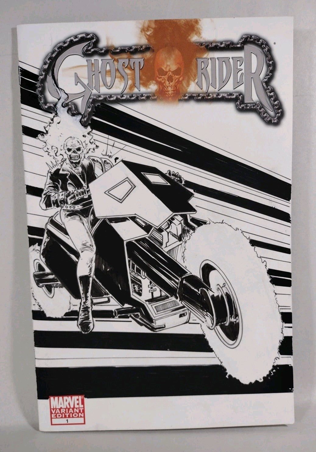 Ghost Rider #1 (2011) Marvel Sketch Cover Comic W Original DCastr Art