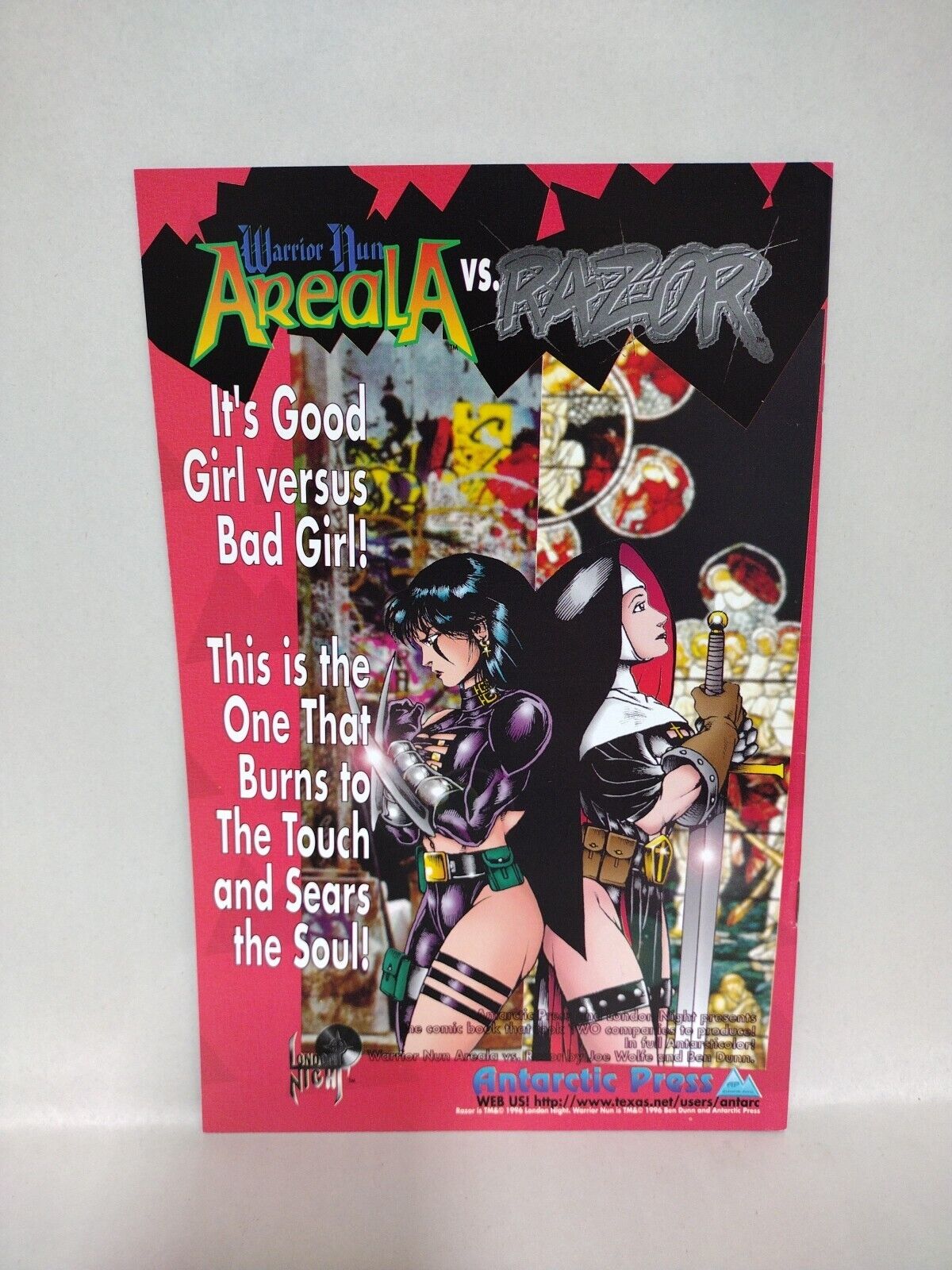 Areala Warrior Nun (1994) Antarctic Press Comic Lot Set Vol 1 #1-3 Rituals #1-5