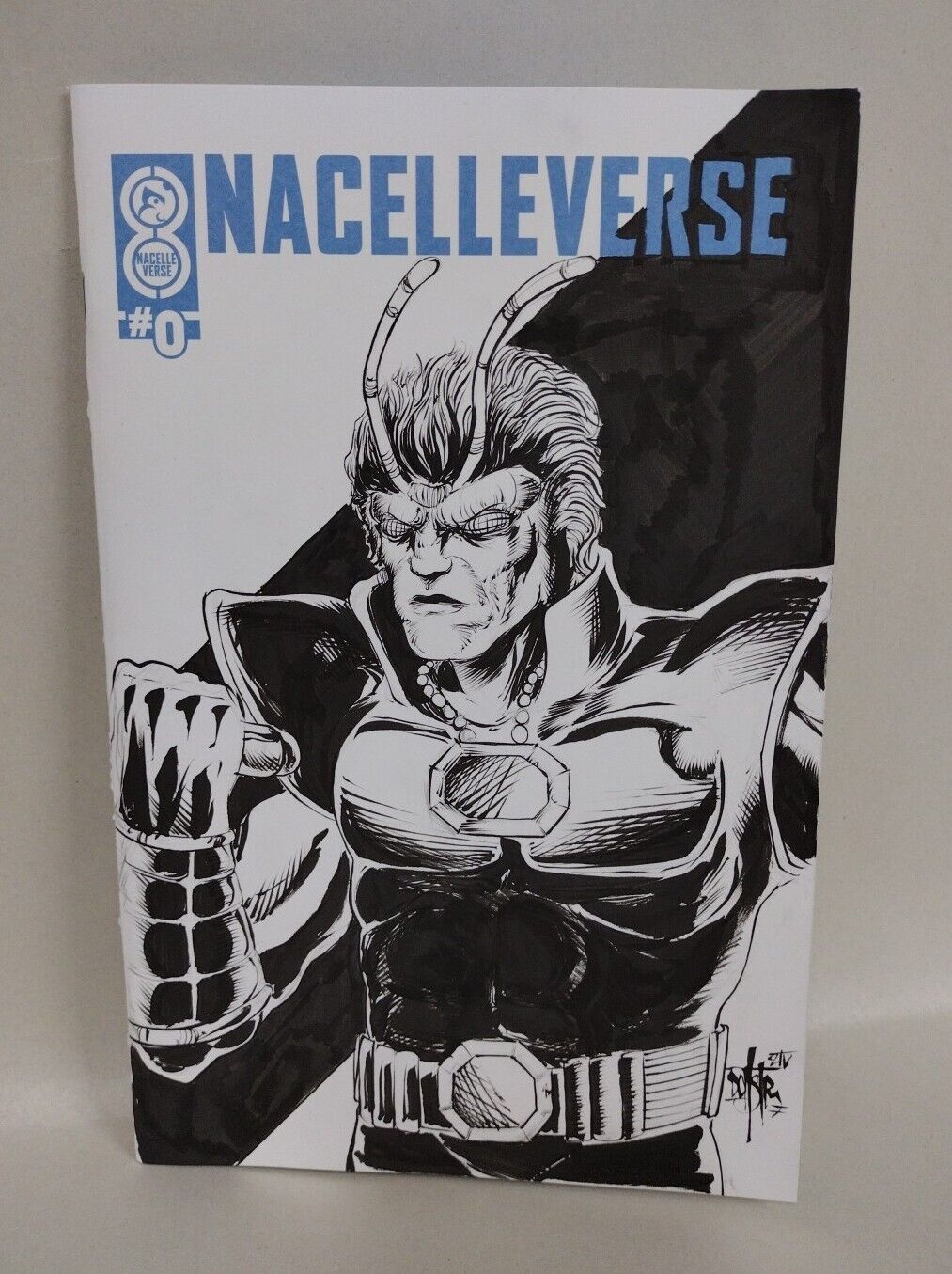 Nacelleverse #0 (2024) Blank Cover Variant comic W Original Dave Castr Art 