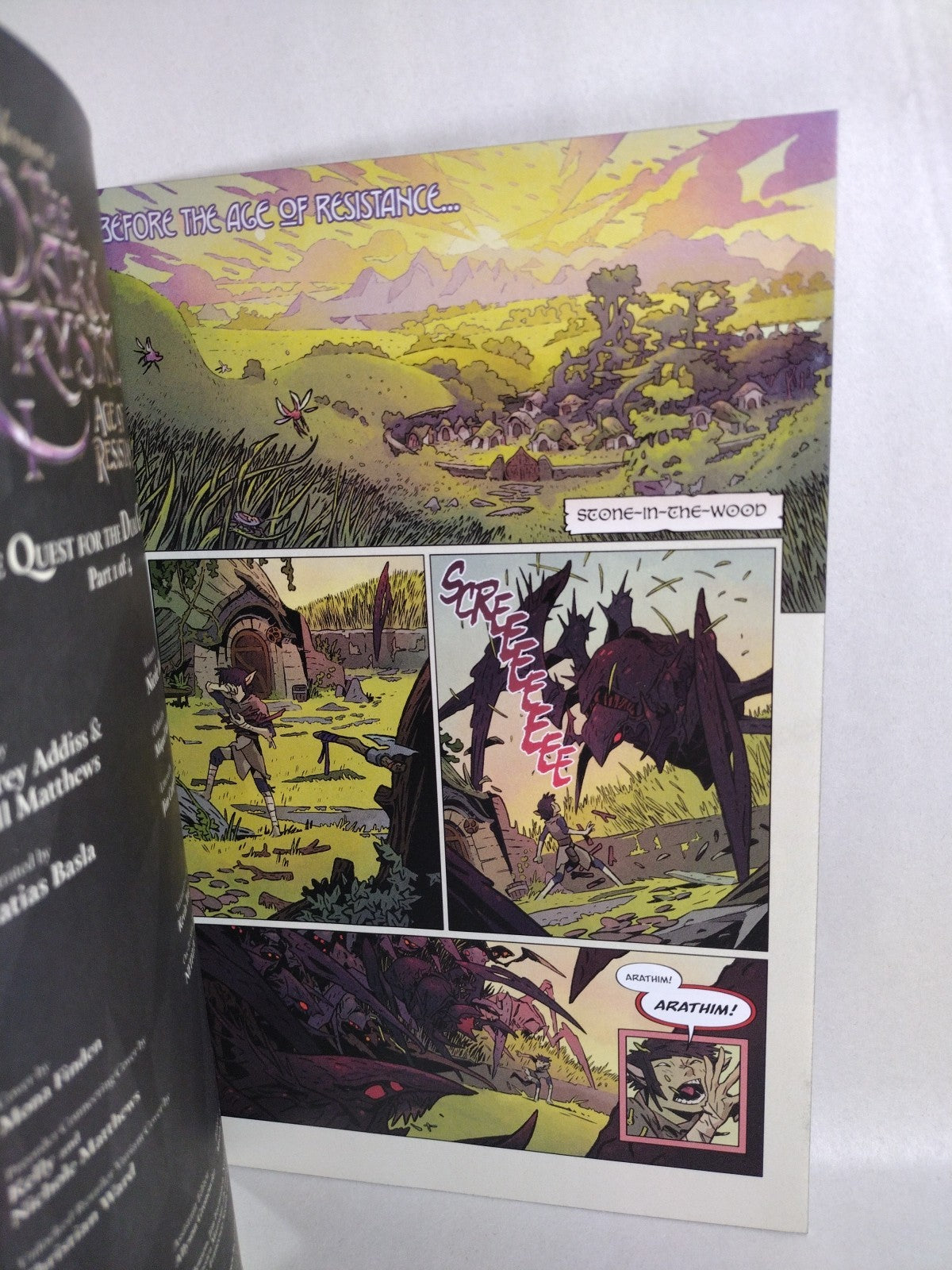 Dark Crystal Age of Resistance #1 (2019) Archia Blank Variant Glossy Cover VF/NM