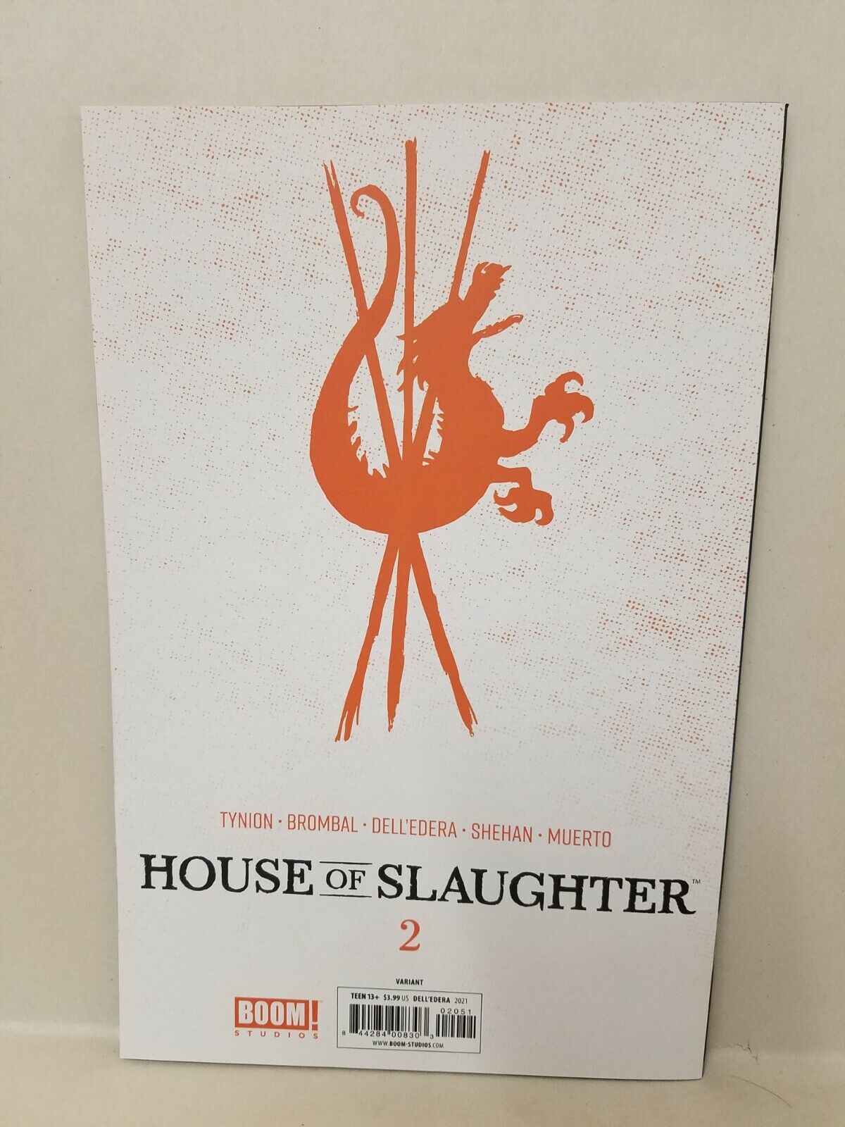 House Of Slaughter #2 (2021) 1:25 Werther Dell'Edera Virgin Comic Variant Boom