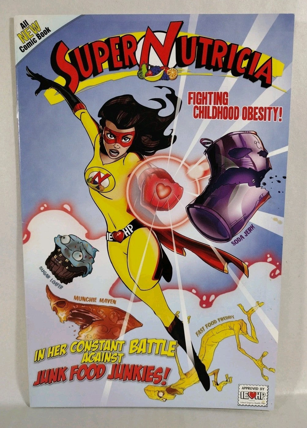 Super Nutricia (2009) IEHP PSA Comic Against Childhood Obesity Junk Food Junkies