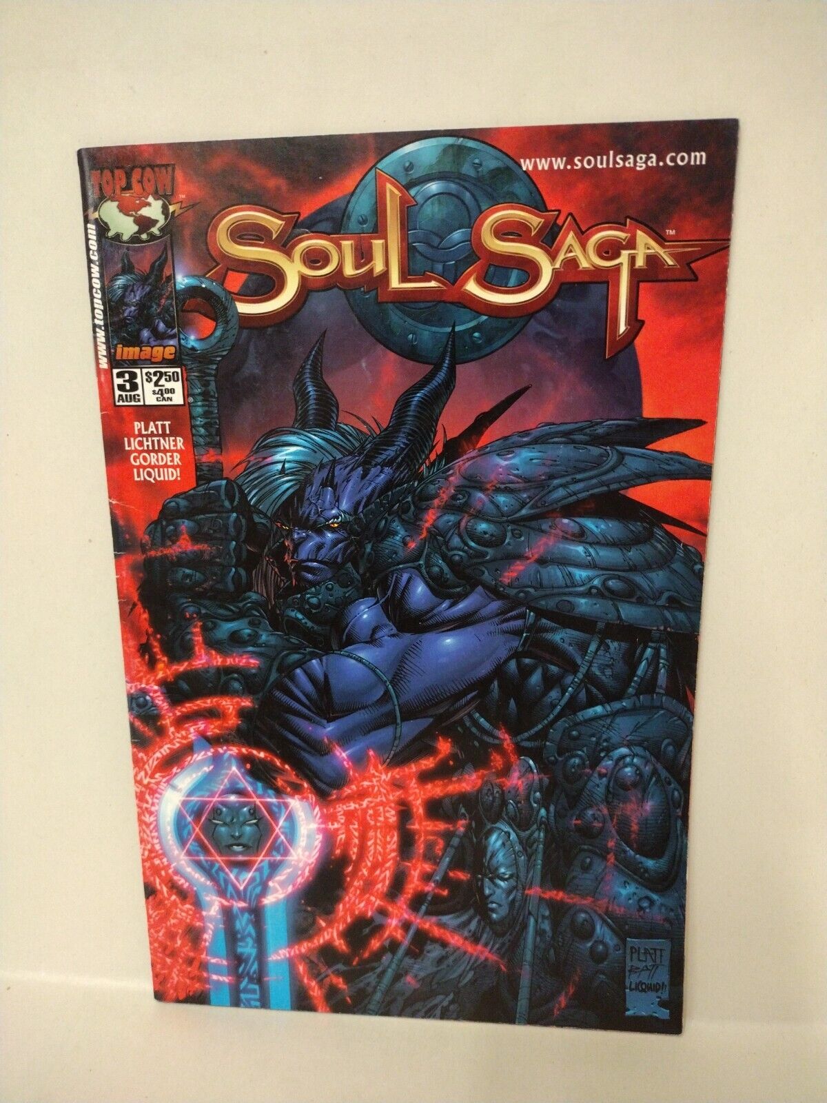 Soul Saga (2000) Stephen Platt Image Comic Set #2 David Finch Variant 3 4 Splatt