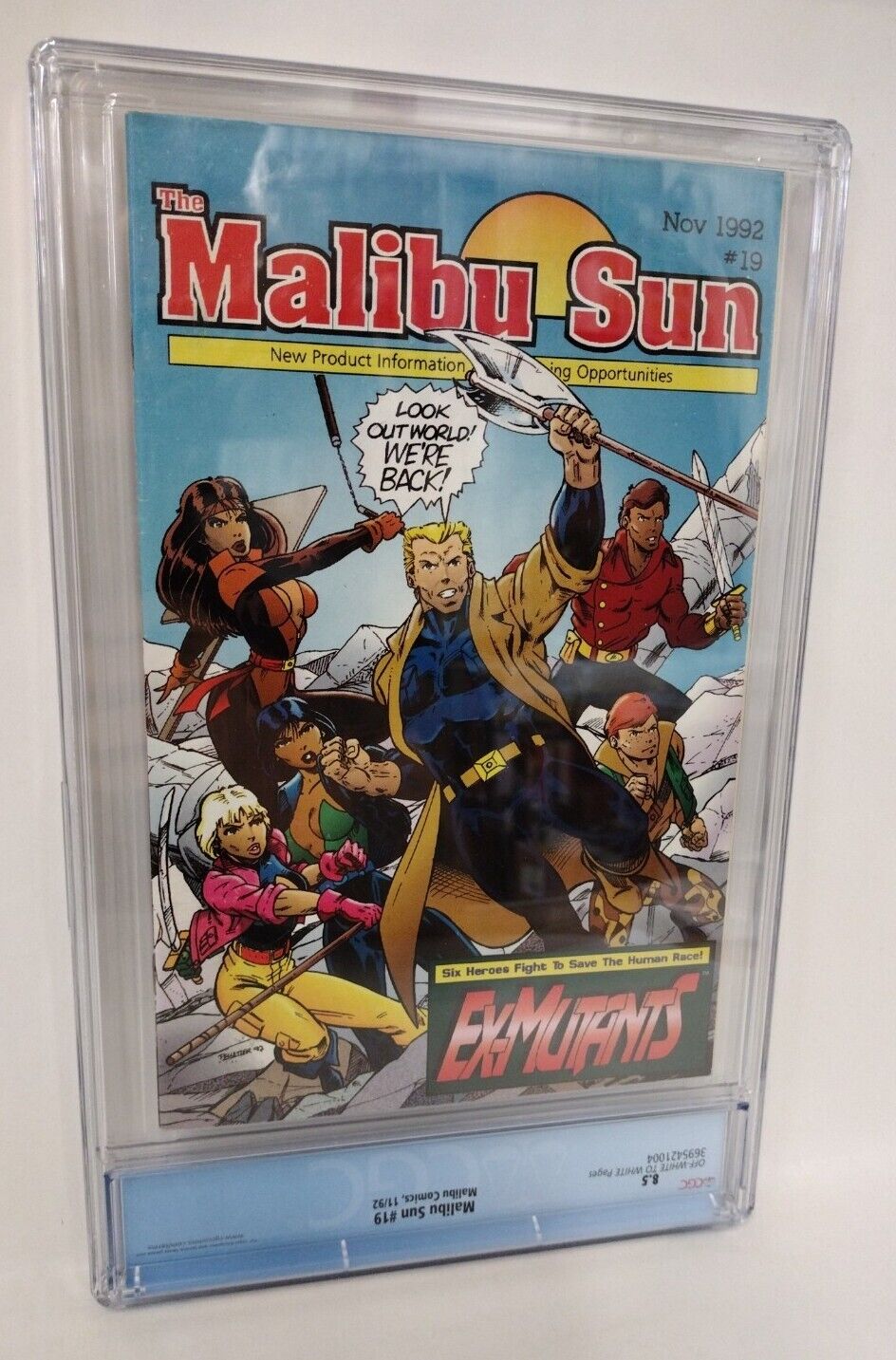 Malibu Sun #19 (1992) 1st Pitt Comic Preview CGC 8.5 Dale Keown Cover Art 