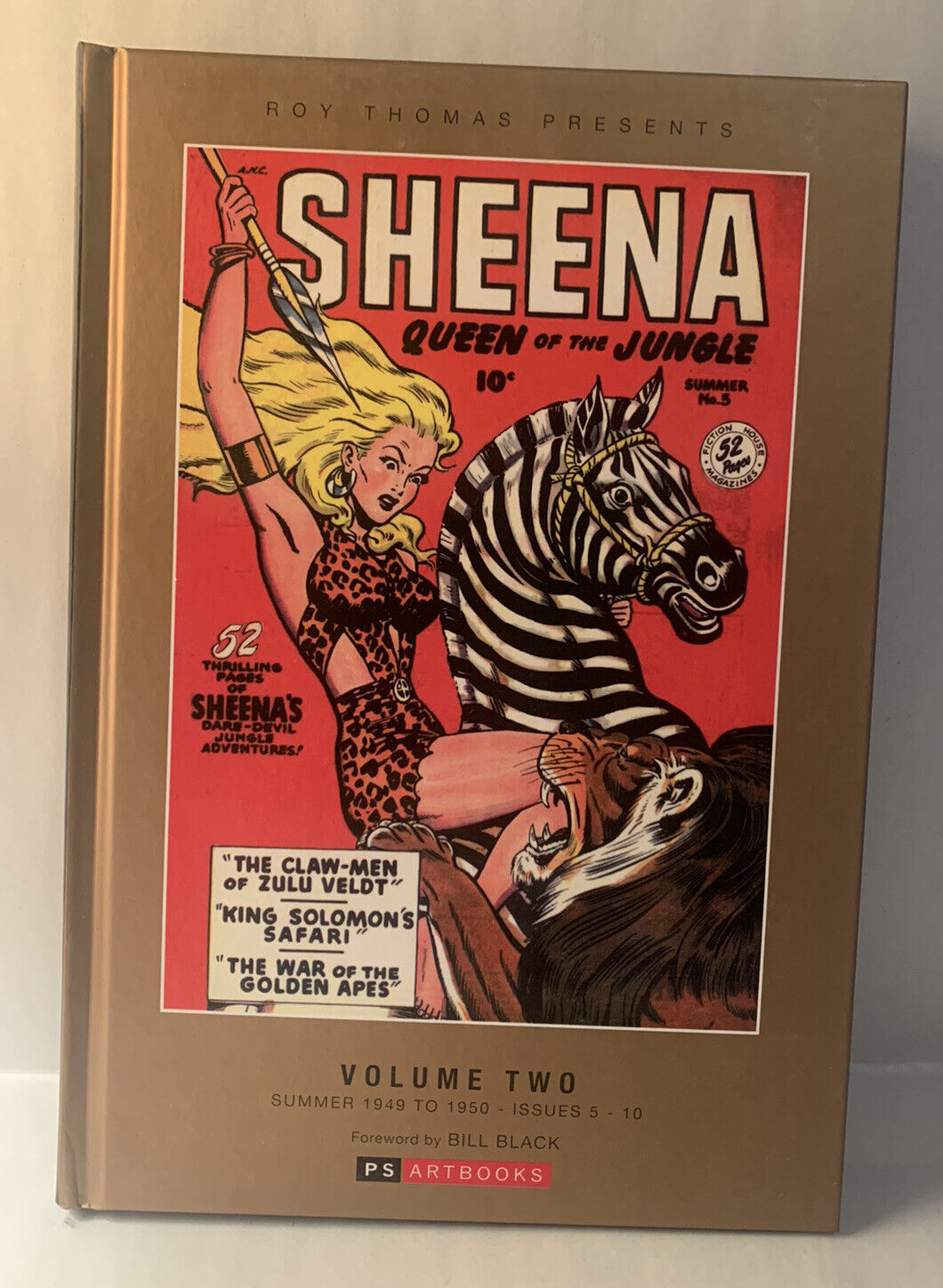 SHEENA JUNGLE QUEEN Vol 1 (2014) PSArtbooks HC Golden Age Comic Rep #5-8 New HC