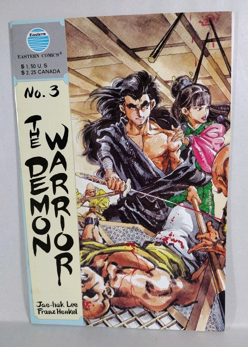 Eastern Comics (1987) Lot Demon Warrior #1 3 Forbidden Kingdom #1