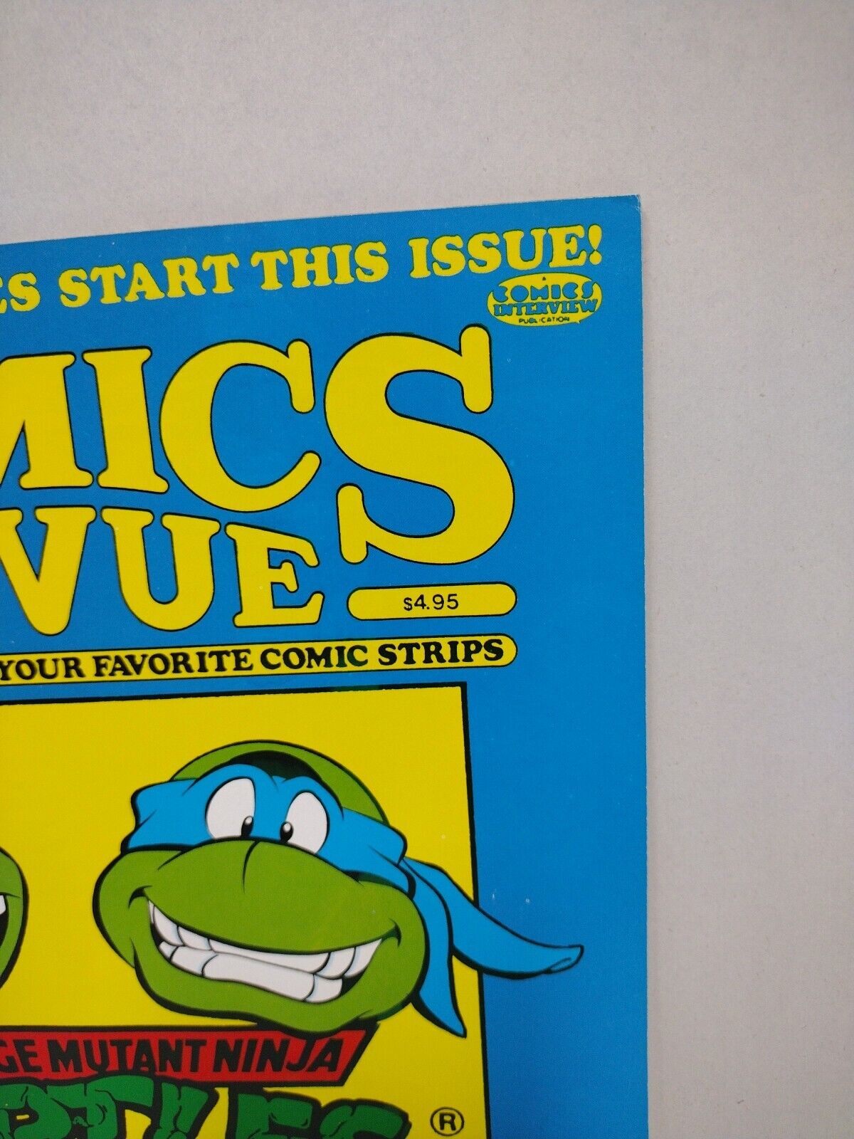 COMICS REVUE Magazine #60 (1991) Teenage Mutant Ninja Turtles Phantom Comicstrip