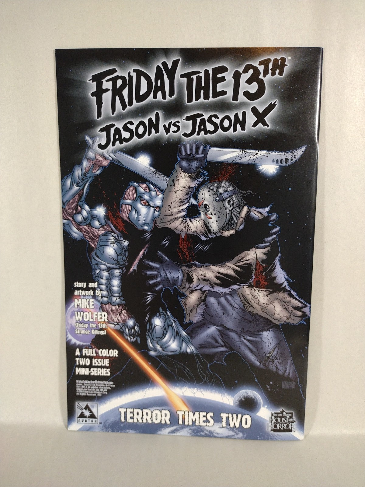 Jason X Special #1 (2005) Avatar Press Silver Foil Comic Variant NM