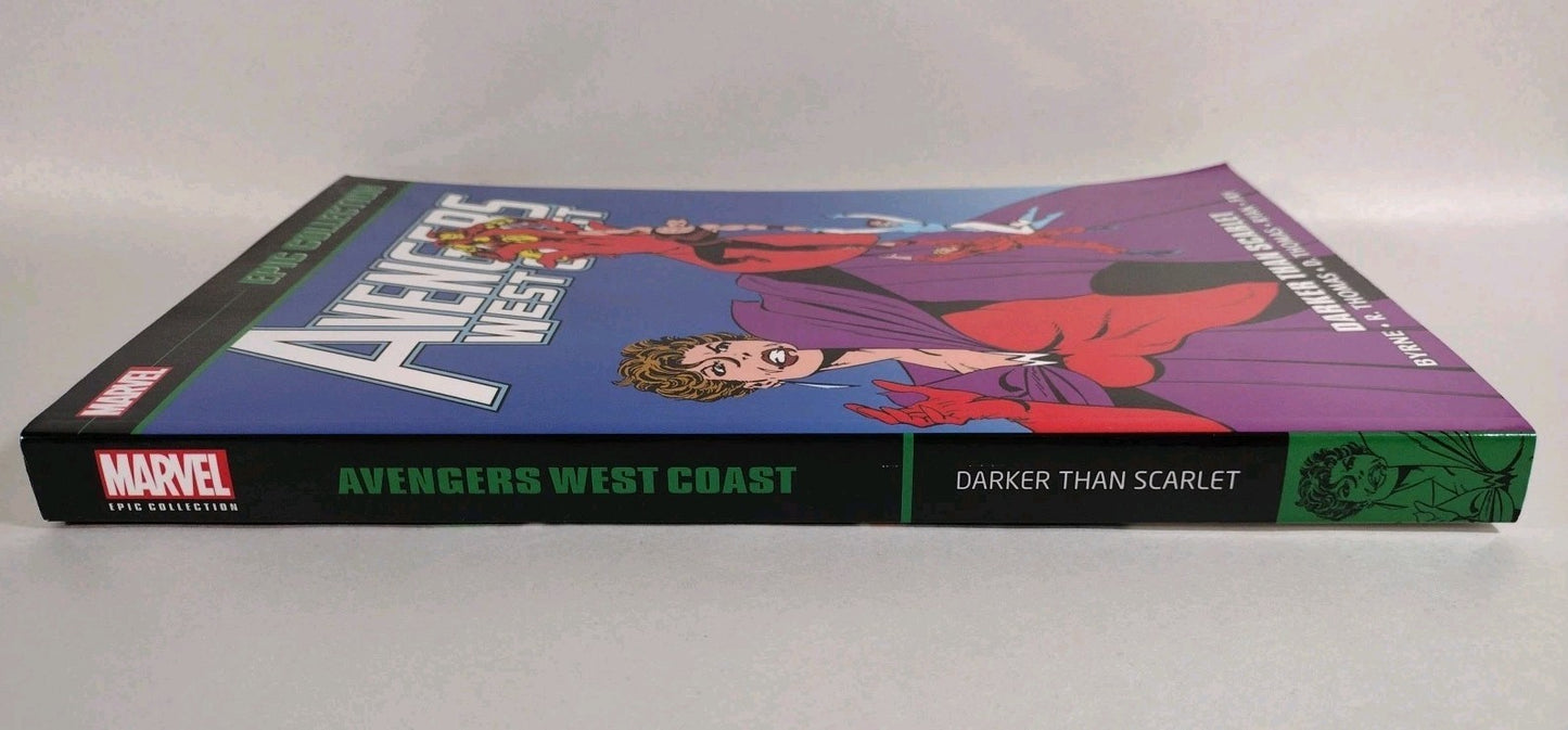 Avengers West Coast Epic Collection Darker Than Scarlet (2021) Marvel TPB SC
