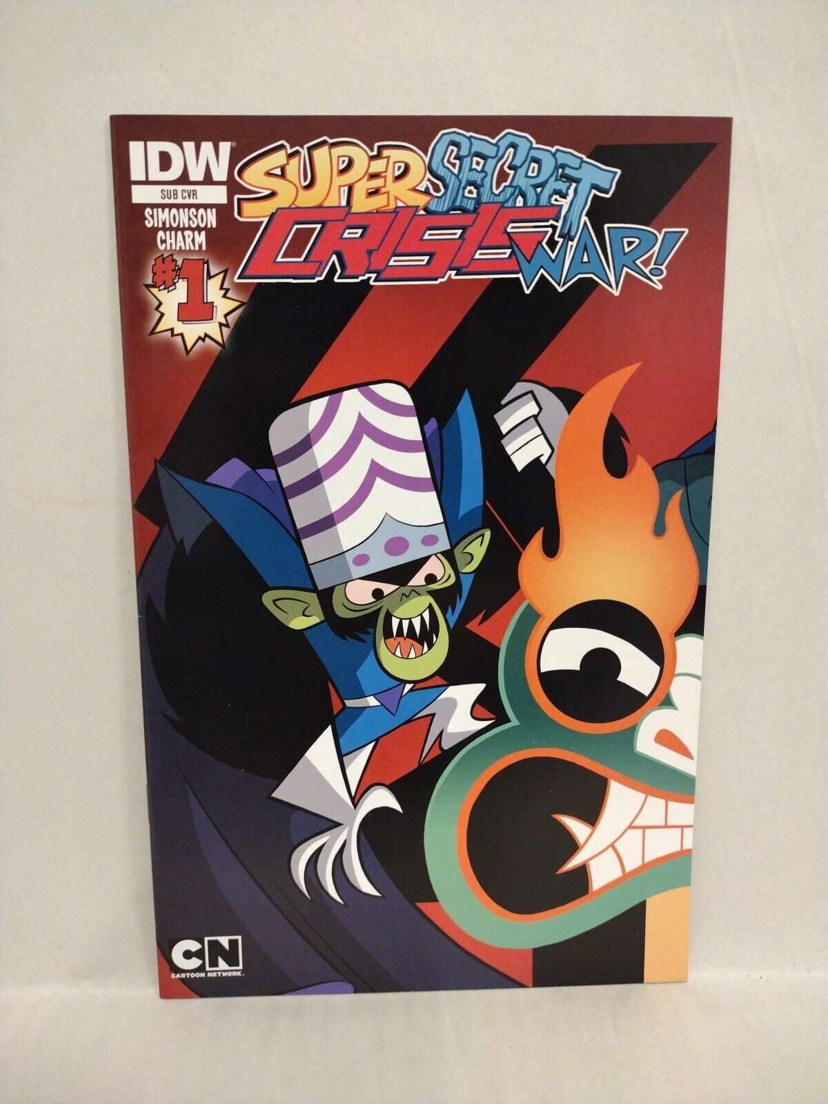 Super Secret Crisis War #1 2 3 Johnny Bravo Special (2014) IDW Comic Lot Set