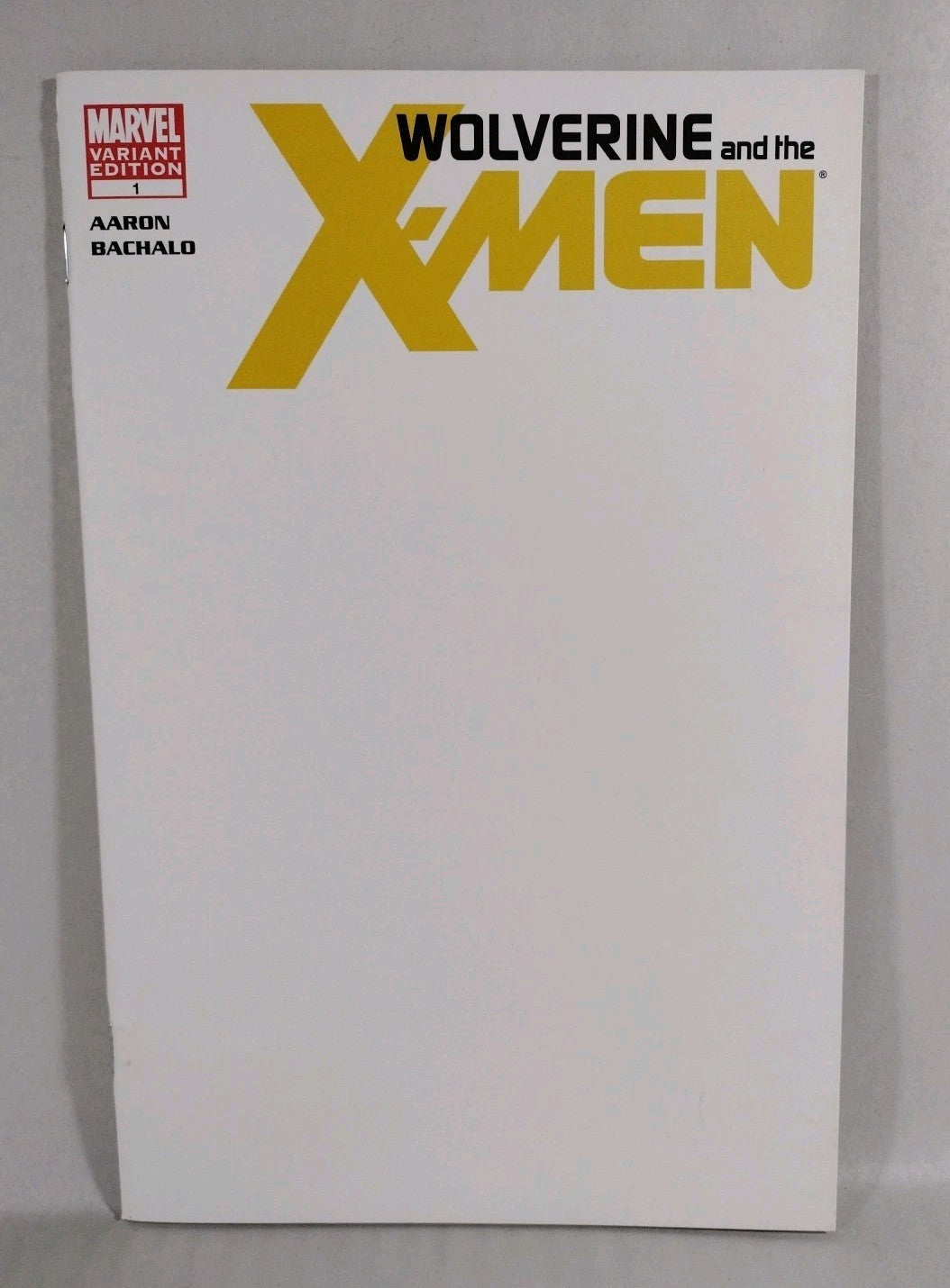 Wolverine And The X-Men #1 (2011) Marvel Comic Blank Sketch Variant Cover NM