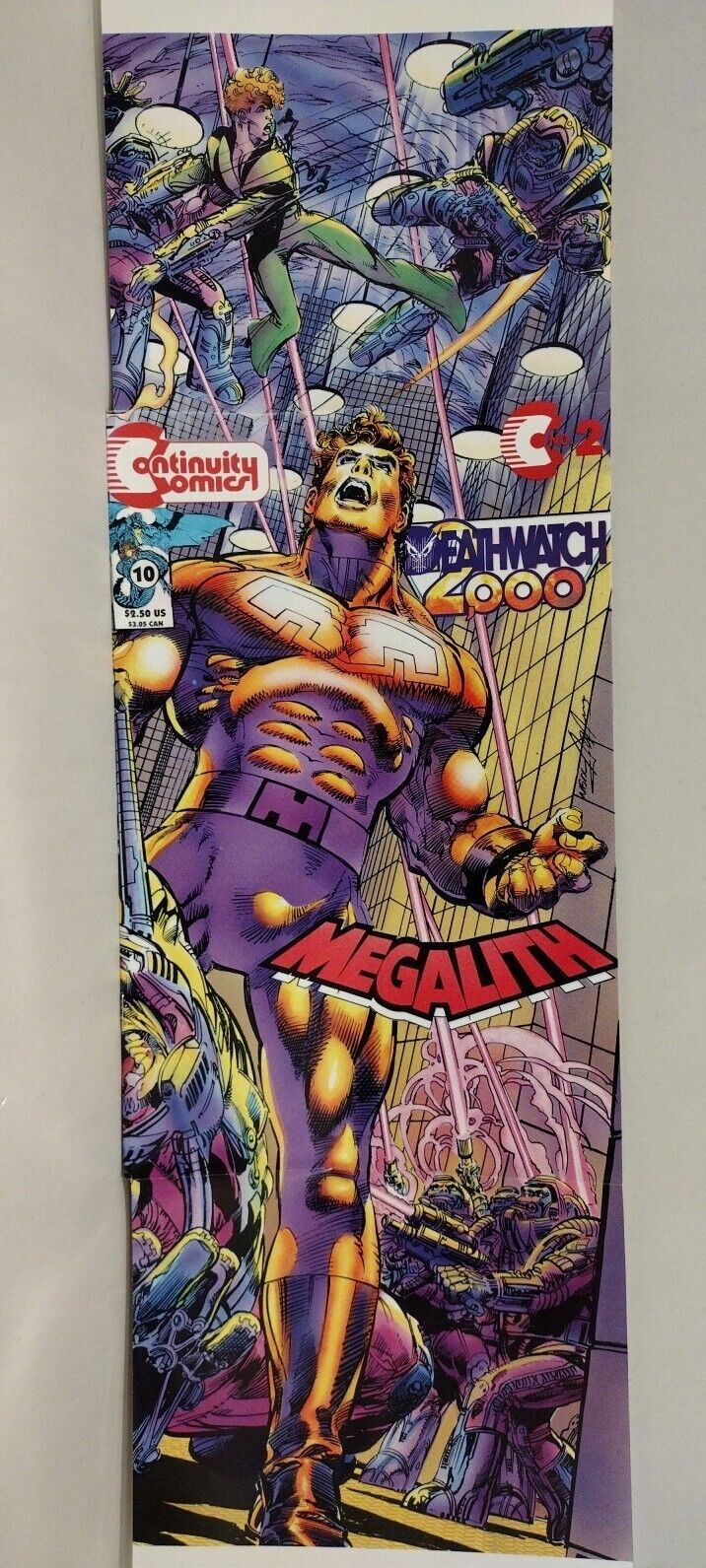 Megalith Vol 2 #2 (1993) Continuity Comic Deathwatch 2000 Pt 10 Neal Adams VF-NM