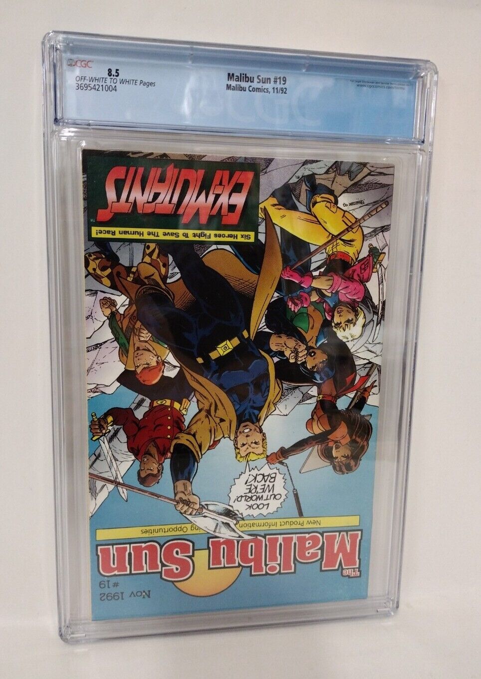 Malibu Sun #19 (1992) 1st Pitt Comic Preview CGC 8.5 Dale Keown Cover Art 