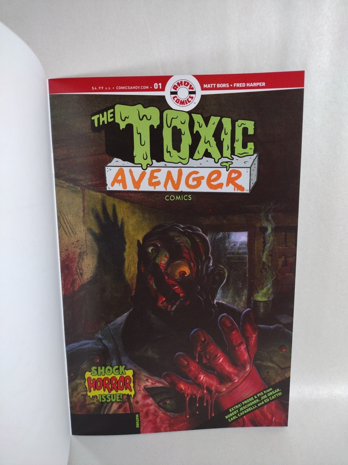 Toxic Avenger #1 (2025) Ahoy Sketch Cover W Original Dave Castr Art