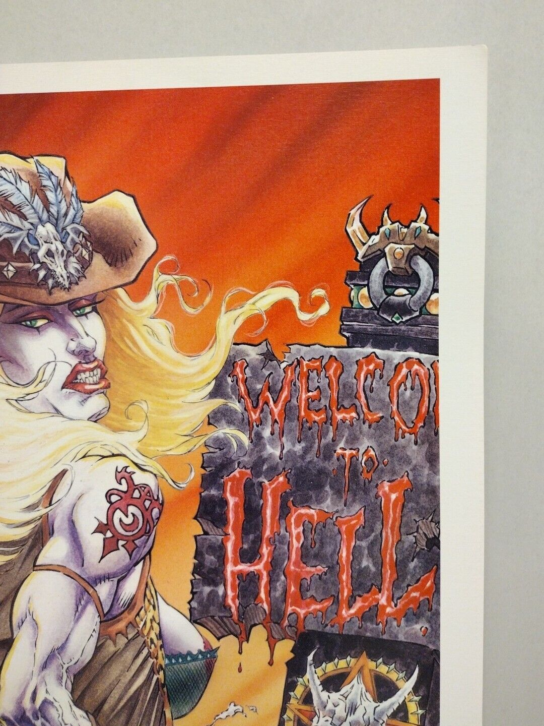 Gateway To Hell GIH 20x16 Poster Print Rebel Studios (1994) Tim Vigil Art Signed