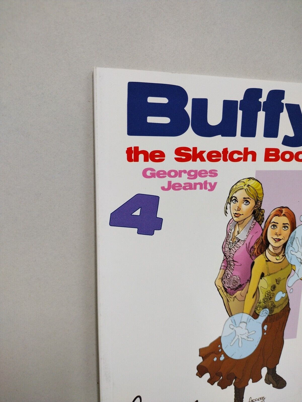 Buffy The Sketchbook #4 (2010) Vampire Slayer Comic Layout Georges Jeanty