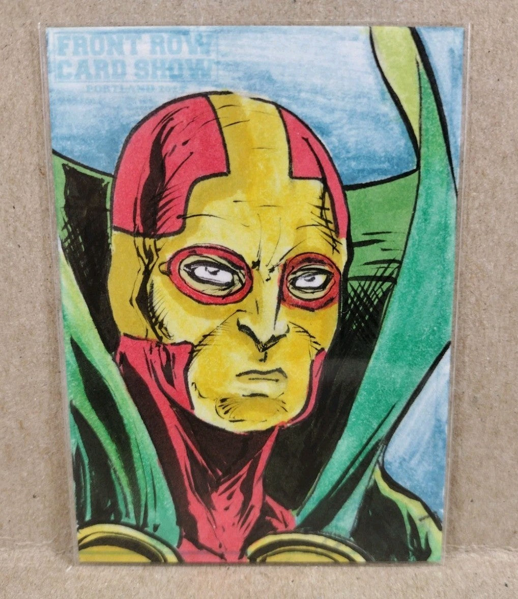 DCastr 2025 Front Row Card Show Exclusive Sketch Card W Original Miracle Man Art
