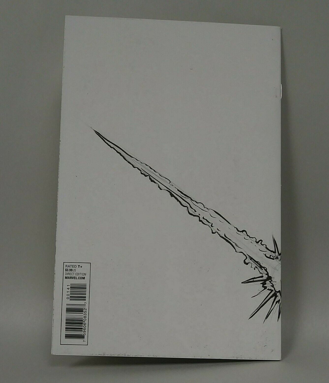 New Avengers #1 (2015) Blank Cover Comic W Original Black Knight Art ARG COA 224