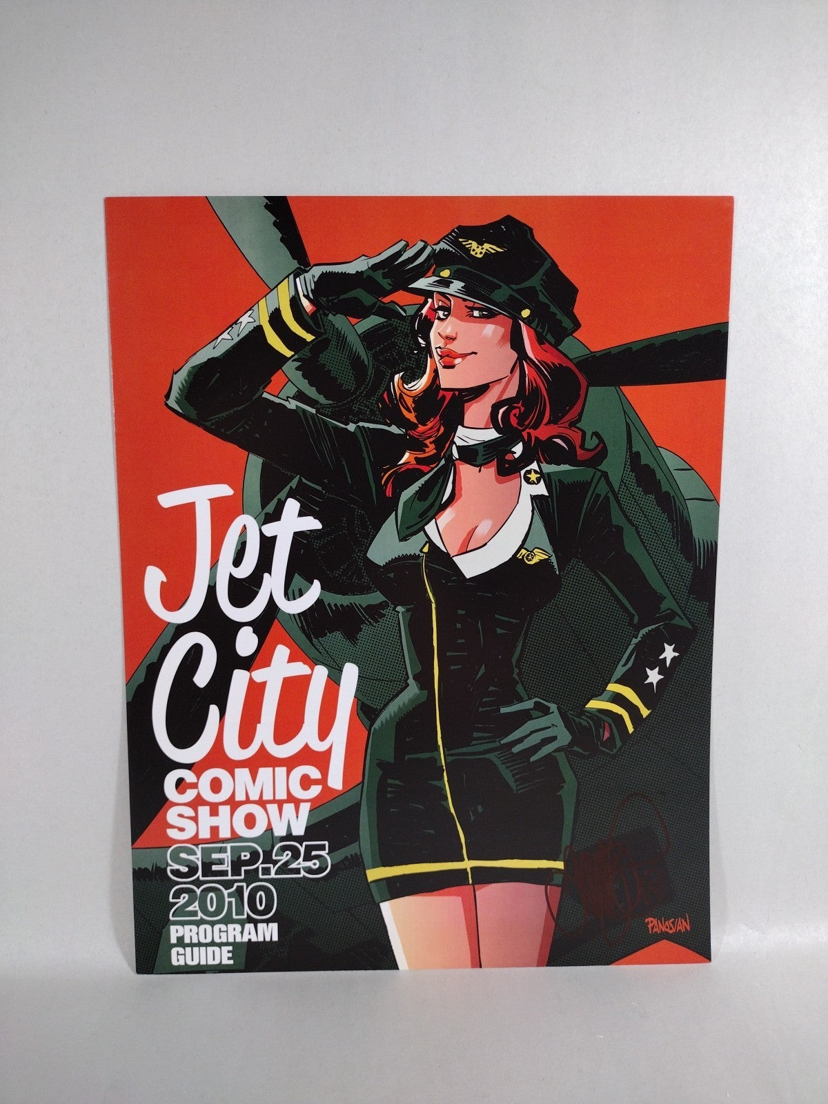Jet City Comic Show 2010 Program Signed Tim Vigil Dan Panosian Cover Art