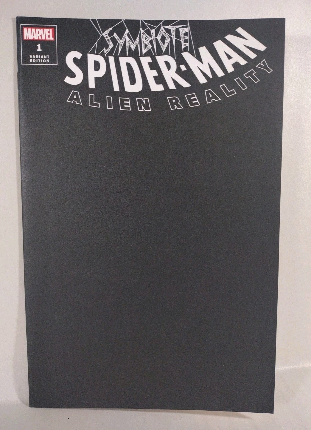 Symbiote Spider-Man Alien Reality #1 (2020) Marvel Black Blank Cover Comic NM