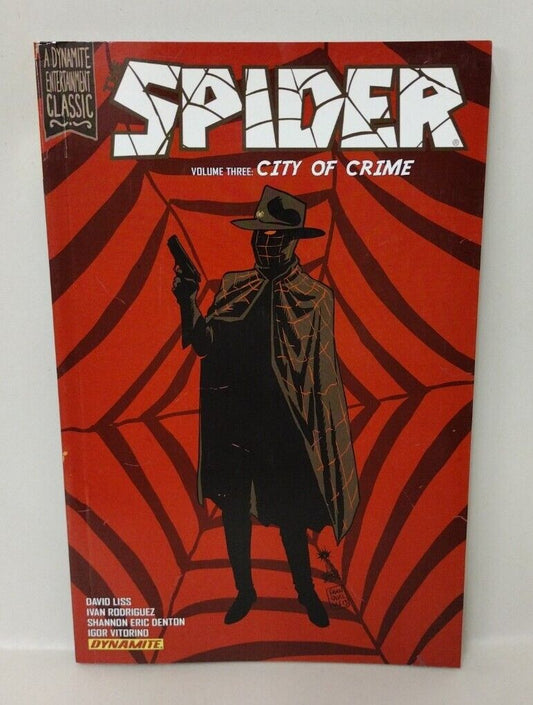 The Spider Vol 3 City Of Crime (2013) Dynamite Comics TPB David Liss Unread HTF