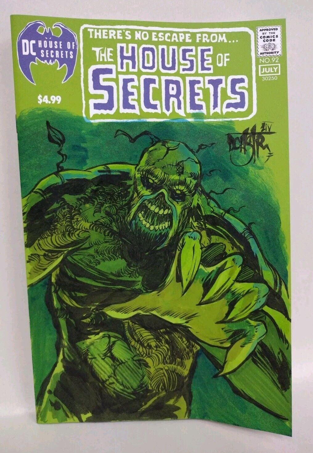 House Of Secrets 94 Facsimile (2024) DC Comic Sketch Cover W Original DCastr Art