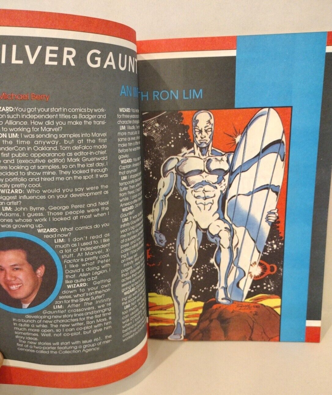 Wizard The Guide to Comics 5 (1992) Magazine Silver Surfer Issue w Poster insert