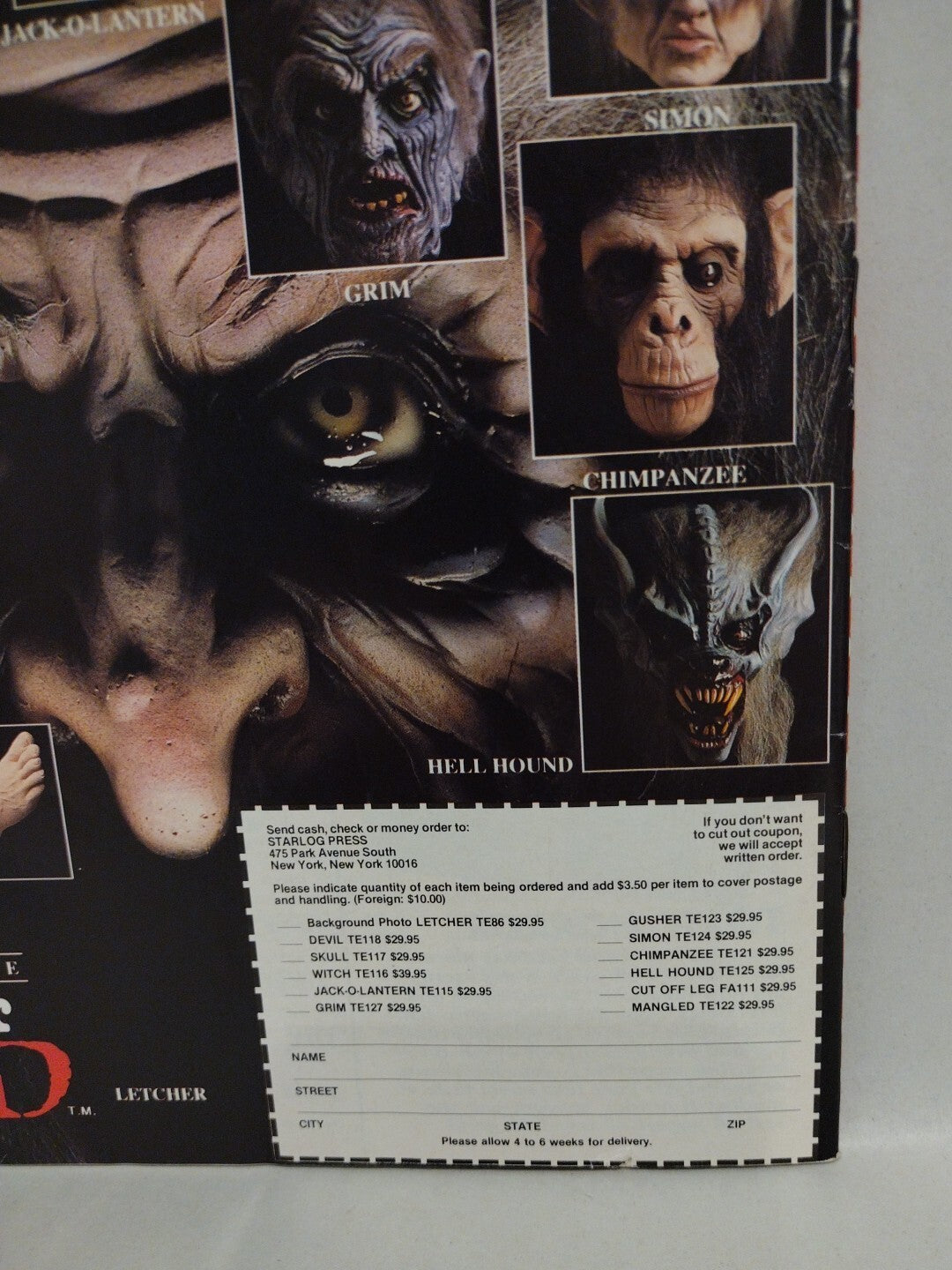 Fangoria Magazine #87 (1989) Stephen King Shocker Nightbreed Halloween 5 NMOES
