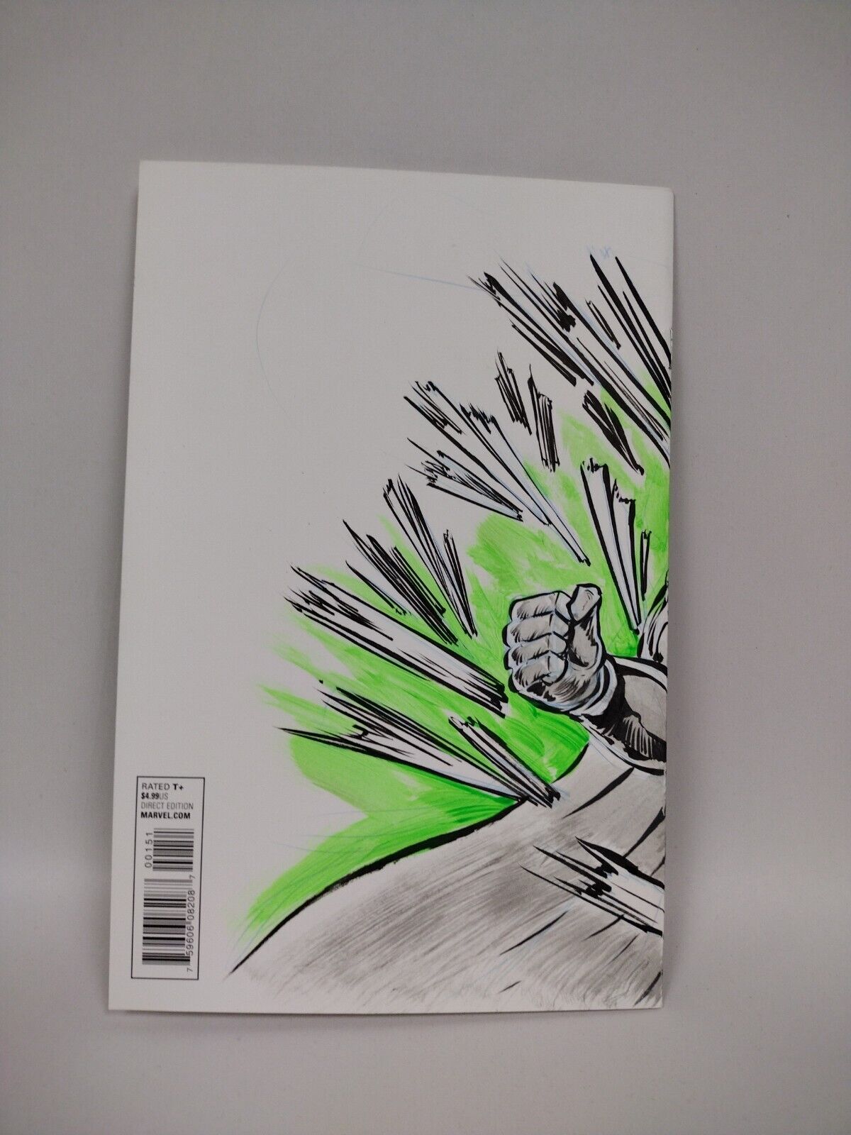 Secret Wars Civil War 1 2015 Marvel Blank Sketch Cover Original Moon Knight Art 