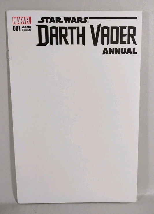 Darth Vader Annual #1 (2015) Marvel Blank Sketch Variant Cover Star Wars VF