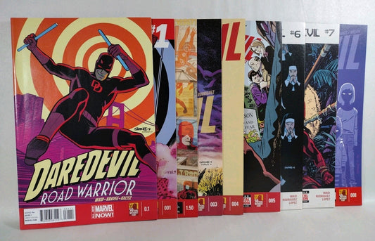 Daredevil (2014) Marvel Comic Lot #1 3 4 5 6 7 8 .1 1.5 Waid Samnee Rodriguez