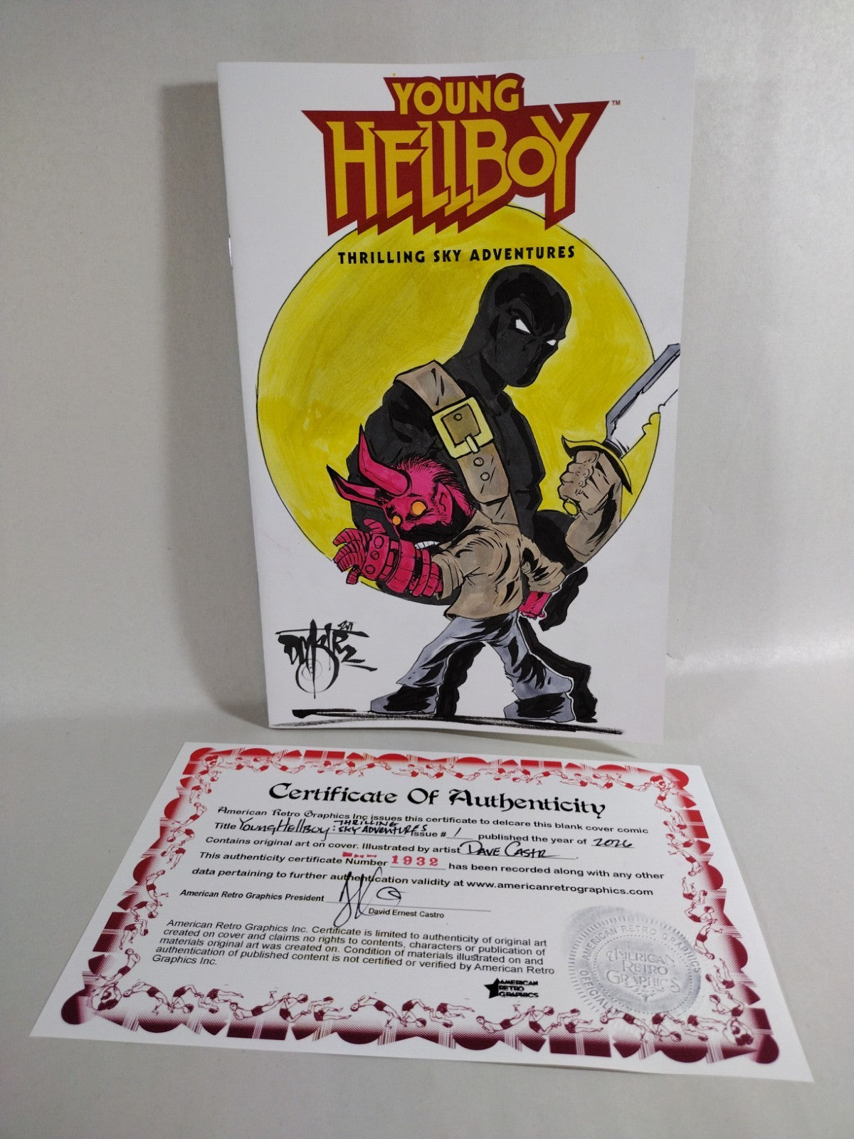 Young Hellboy #1 (2026) Dark Horse Sketch Cover W Original Dave Castr Art