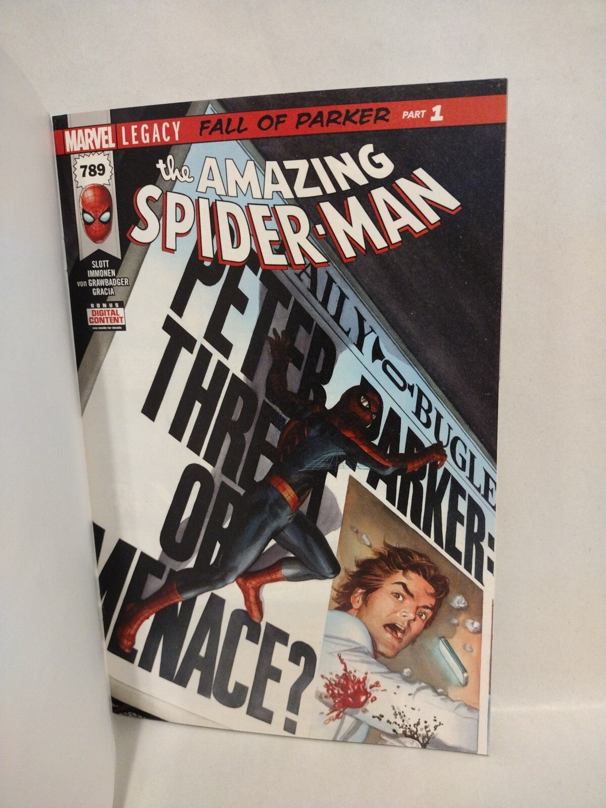 Amazing Spider-Man #789 (2017) Marvel Sketch Var Comic W Original Alfret Le Art