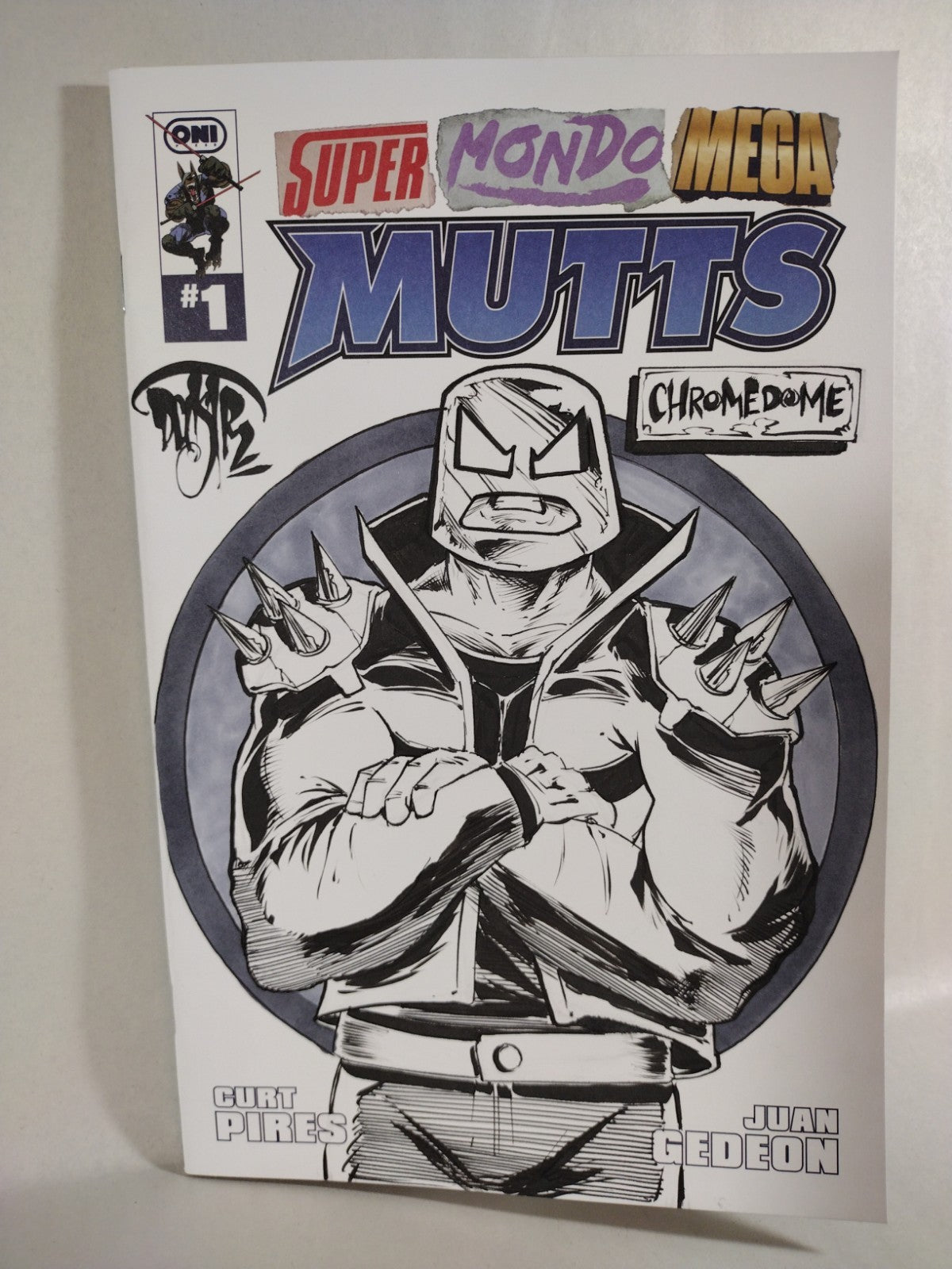 Super Mondo Mega Mutts #1 (2026) Oni Sketch Cover Comic W Original DCastr Art