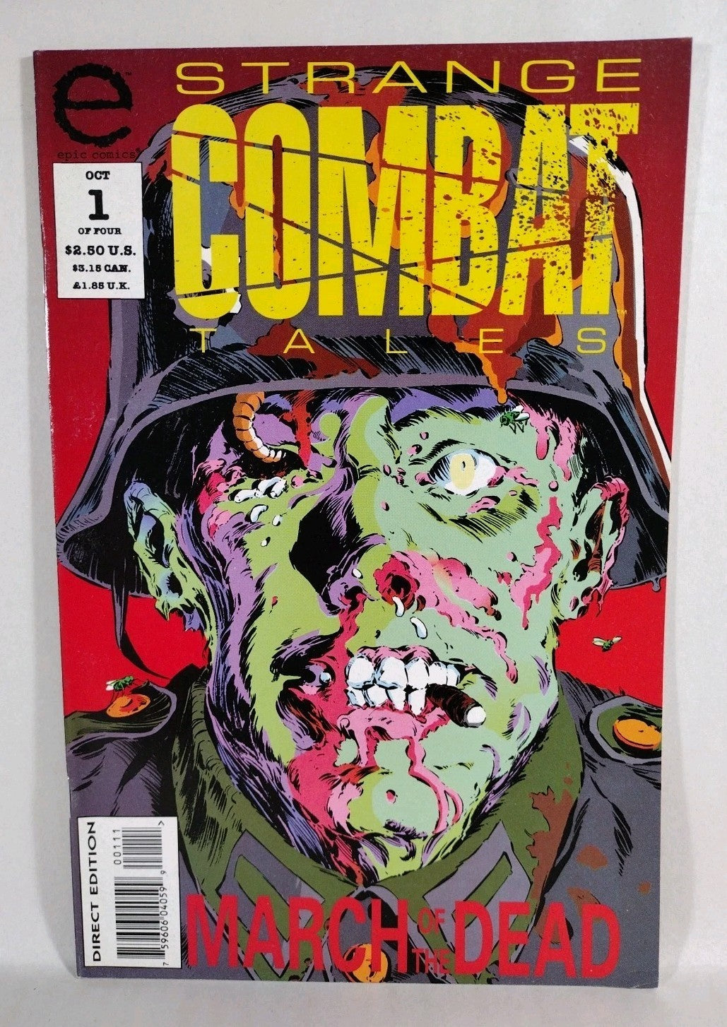 Strange Combat Tales (1993) Complete Epic Comic Set #1 2 3 4 Mature Theme