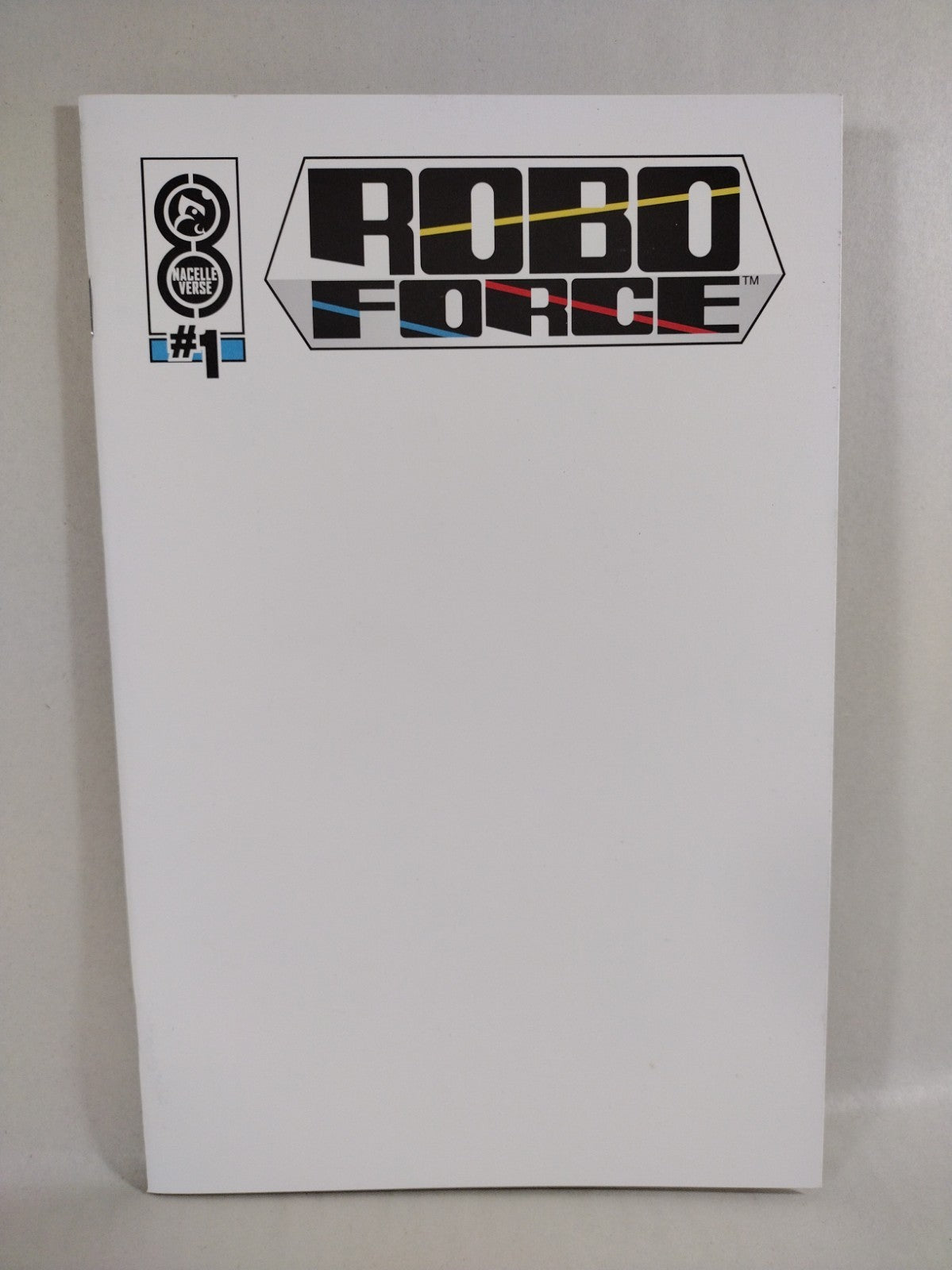 Robo Force #1 (2024) Oni Nacelle Blank Sketch Cover Variant Comic NM