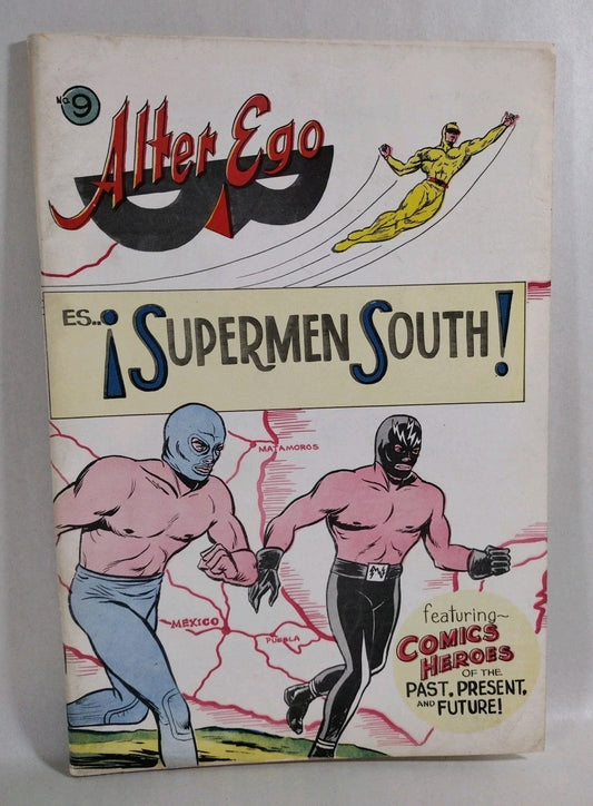 Alter Ego #9 (1965) Biljo White Santo Luchador Cover 48 Page Silver Age Fanzine 