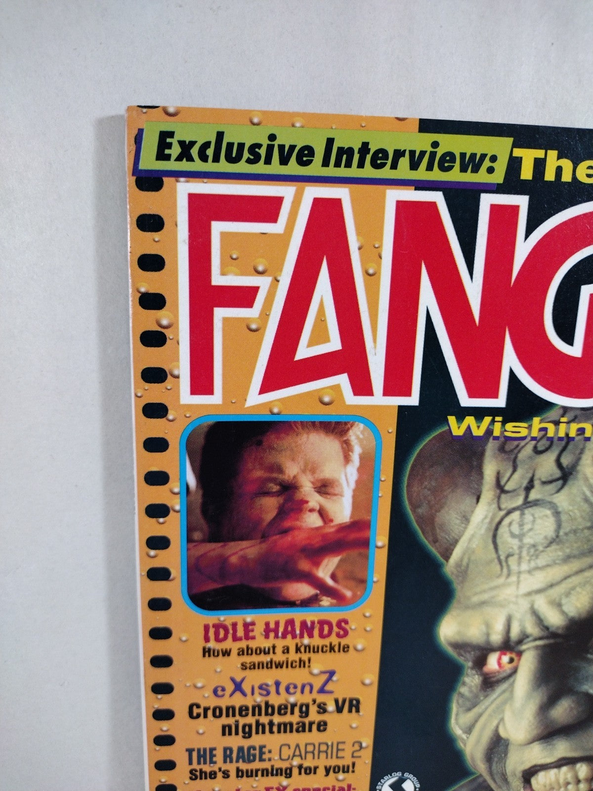 Fangoria Magazine #181 (1999) Wishmaster 2 Idle Hands The Rage Carrie 2 
