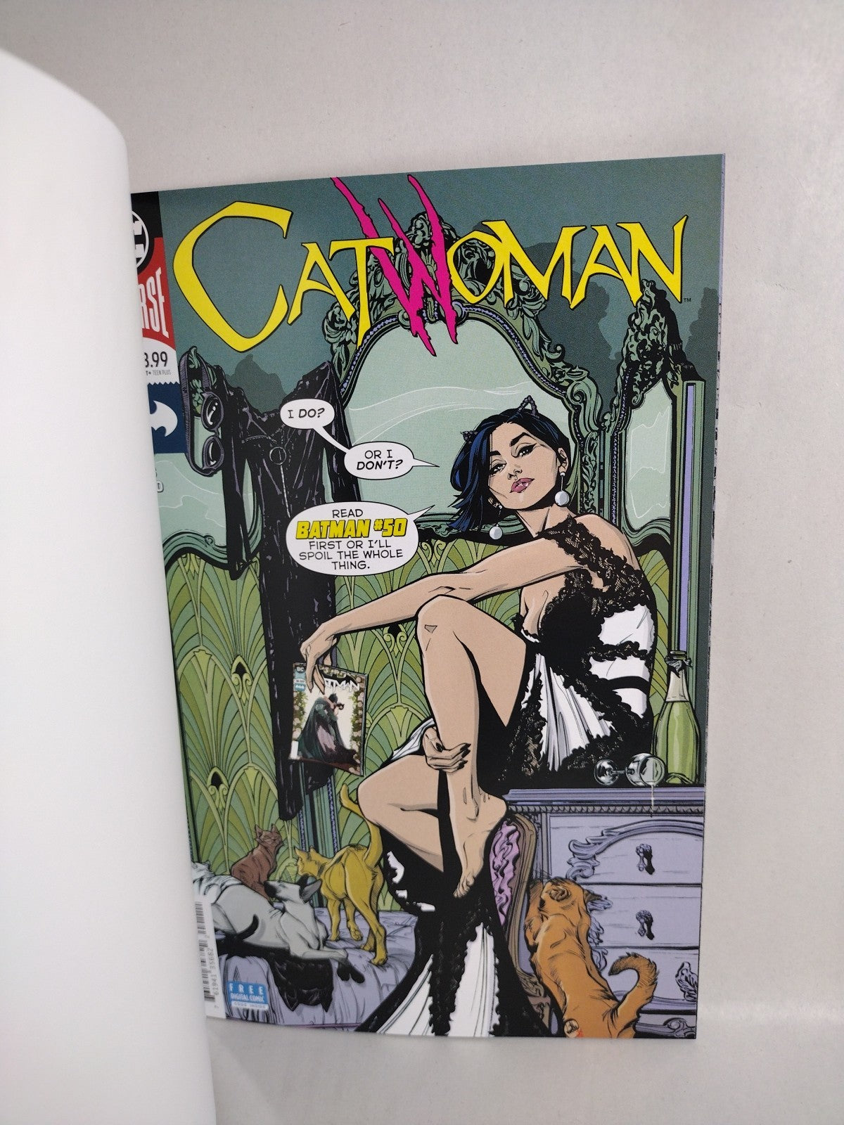 Catwoman #1 (2018) DC Comic Blank Sketch Cover Variant Jöelle Jones New NM