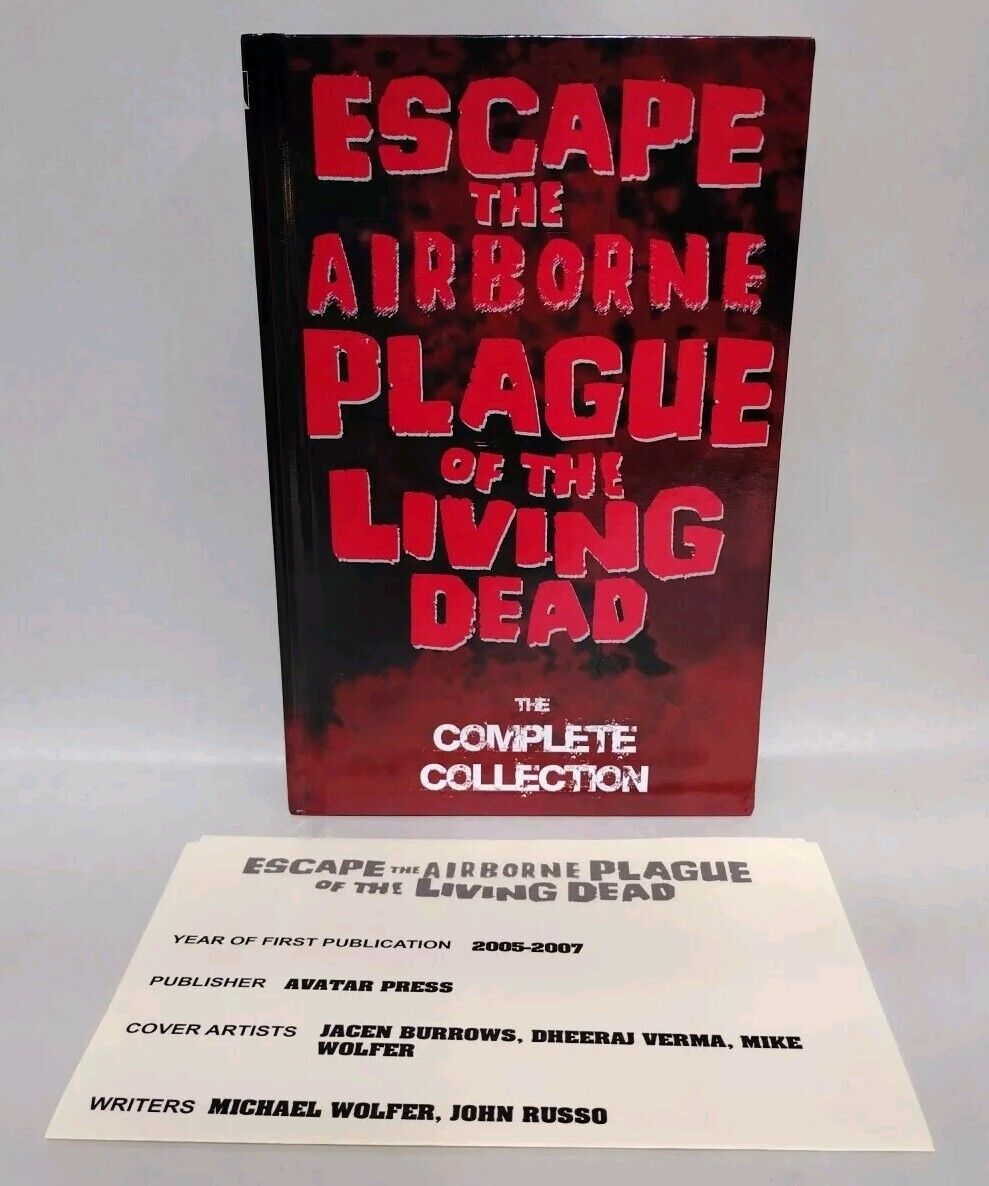 Escape Airborne Plague Of The Living Dead: Complete Collection Custom Bound HC