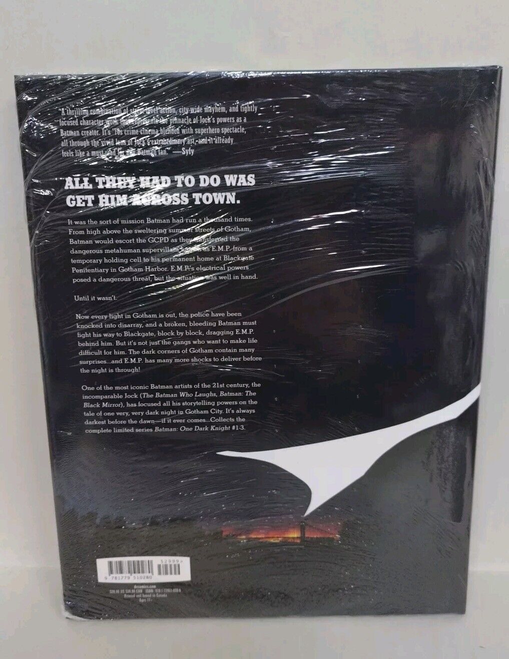 Batman One Dark Knight DC Black Label HARDCOVER New Sealed Jock 