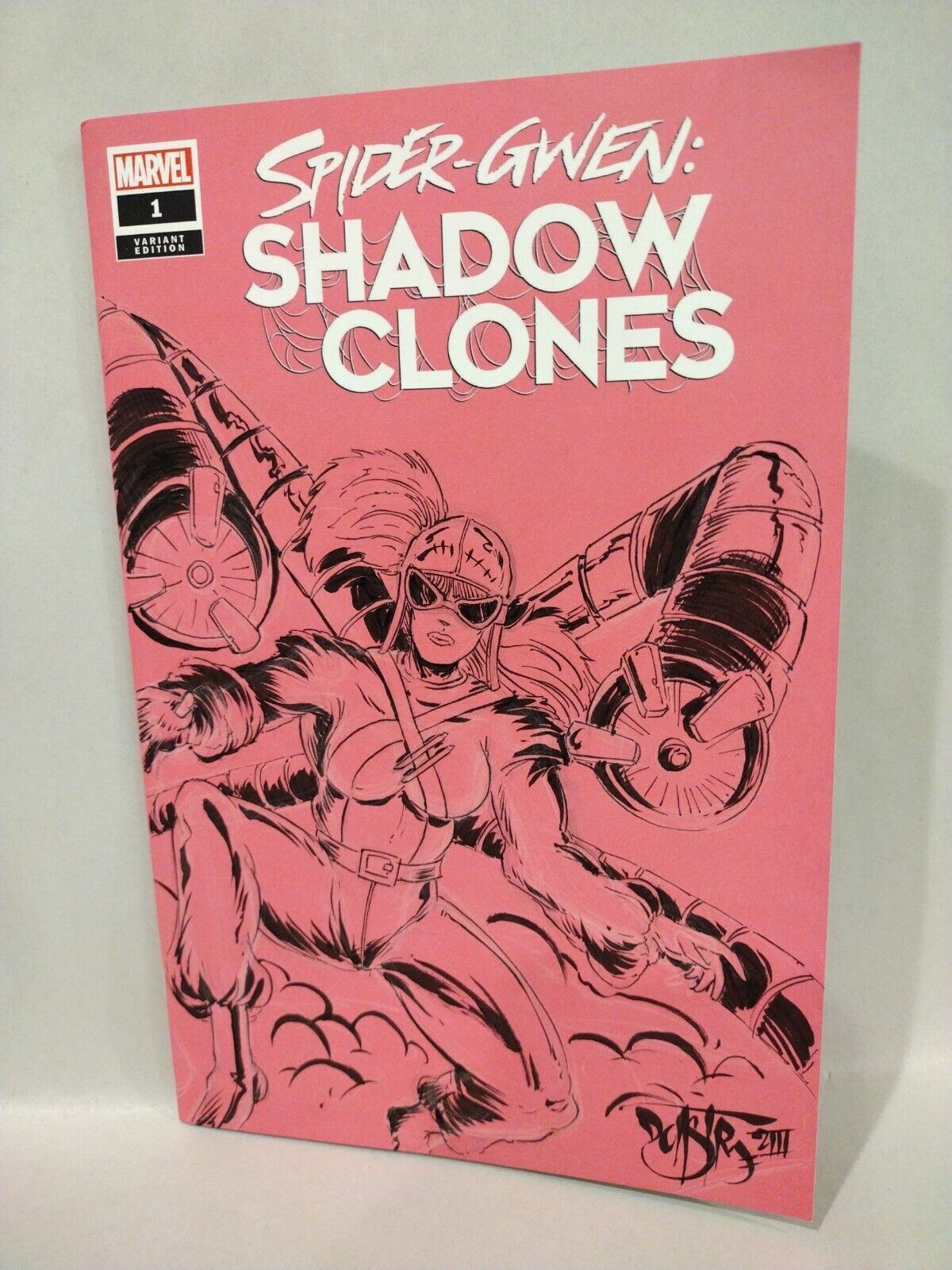 Spider-Gwen Shadow Clones #1 (2023) Blank Variant Marvel Comic W Original Art