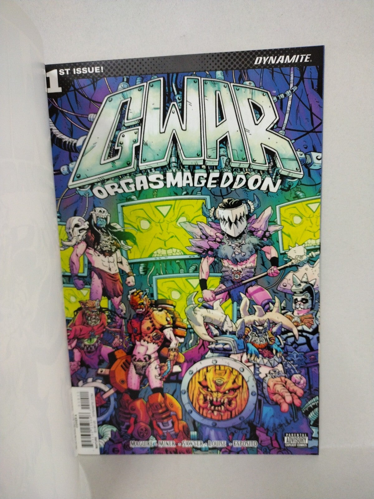 Gwar Orgasmageddon #1 (2017) Dynamite Sketch Cover Comic W Original DCastr Art
