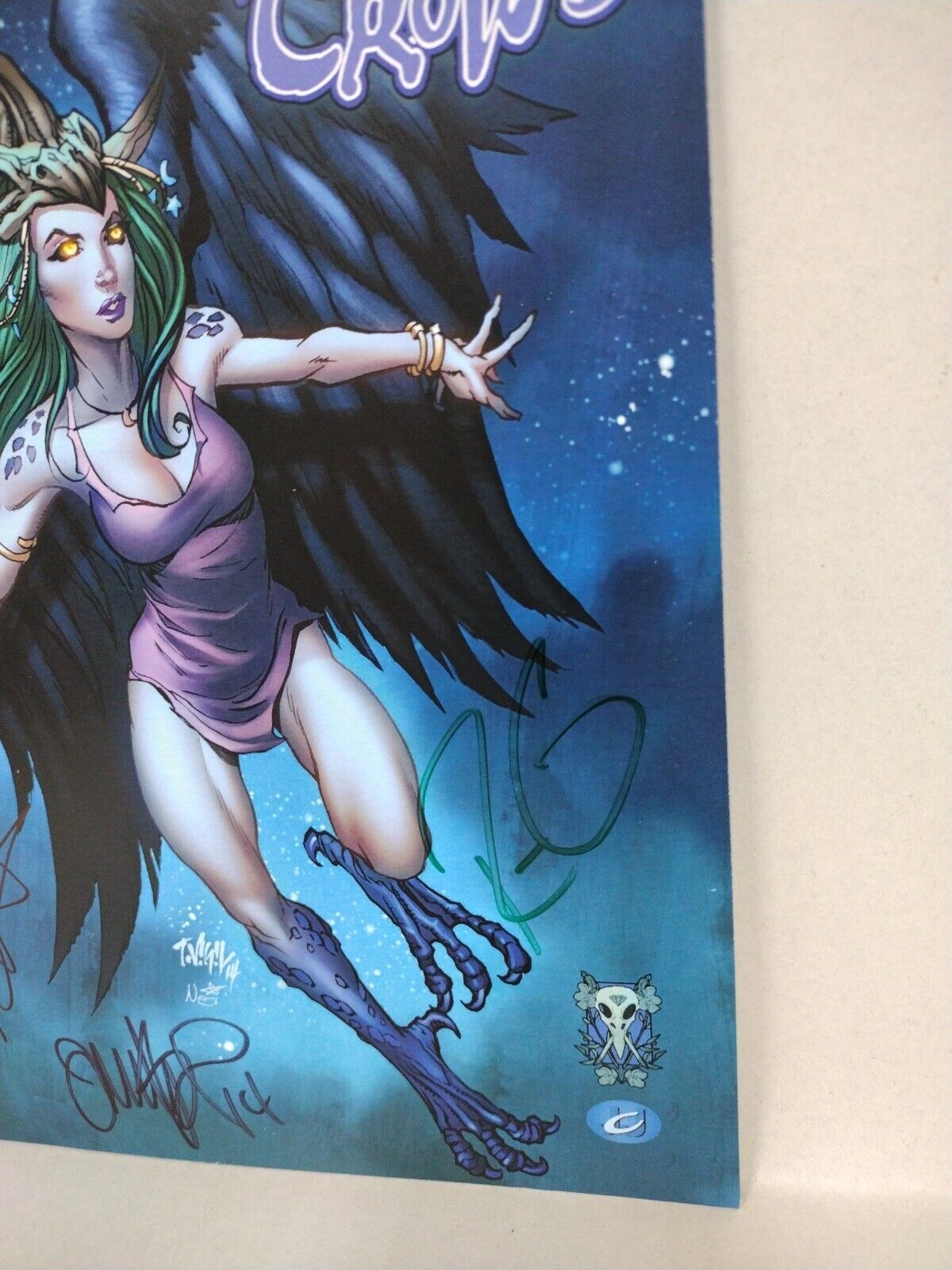 Secret Life Of Crows: Feather Into Flame (2014) Elysium Comic Signed 3X NM