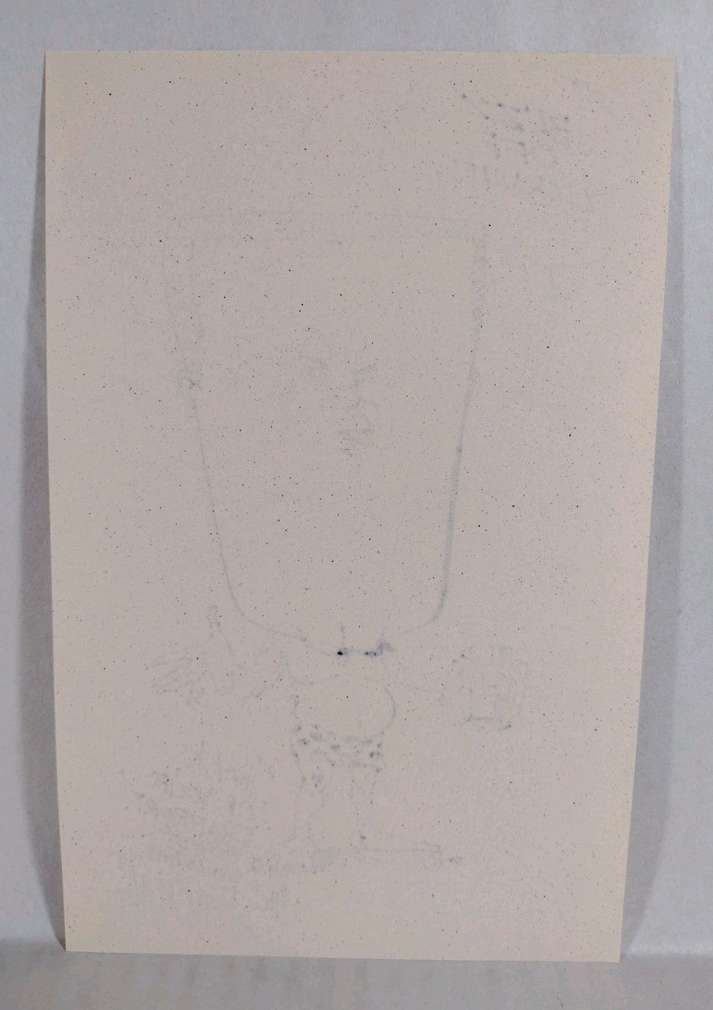 Original 1994 Mike Pascale Bru-Head Sketch W COA 8.75 X 5.75"