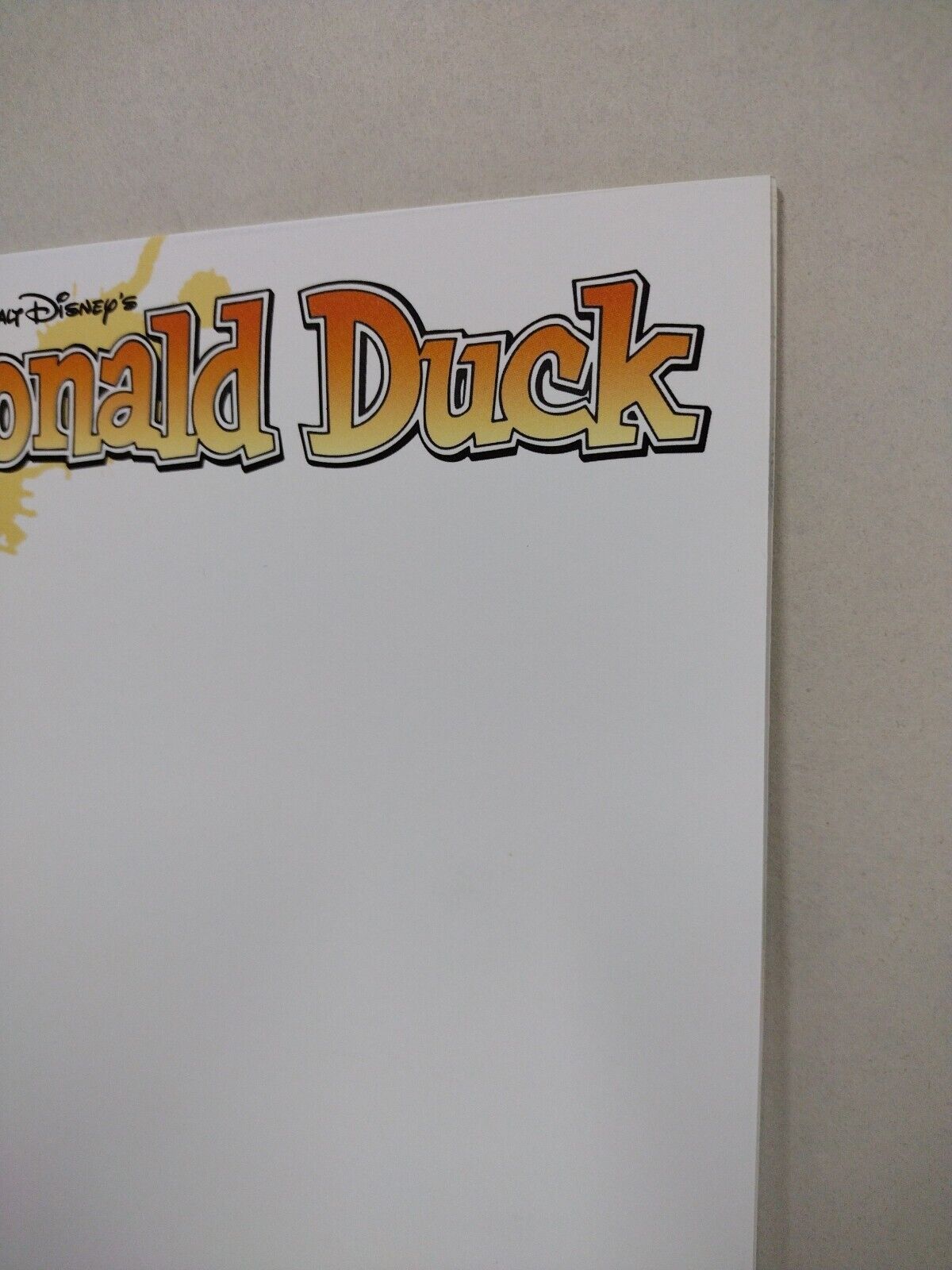 Donald Duck #1 (2015) IDW Disney Comic Blank Sketch Variant Cover VF-NM