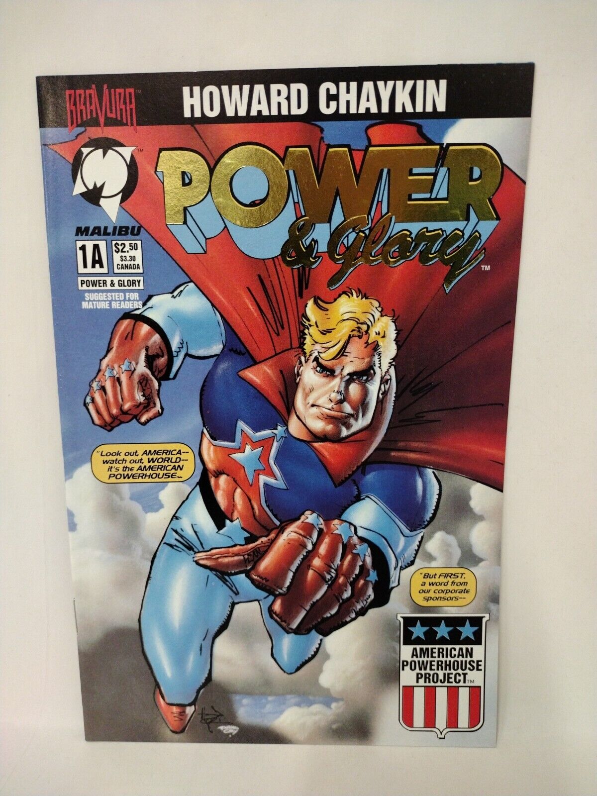 Power & Glory (1994) Complete Howard Chaykin Bravura Malibu Comic Collection Set