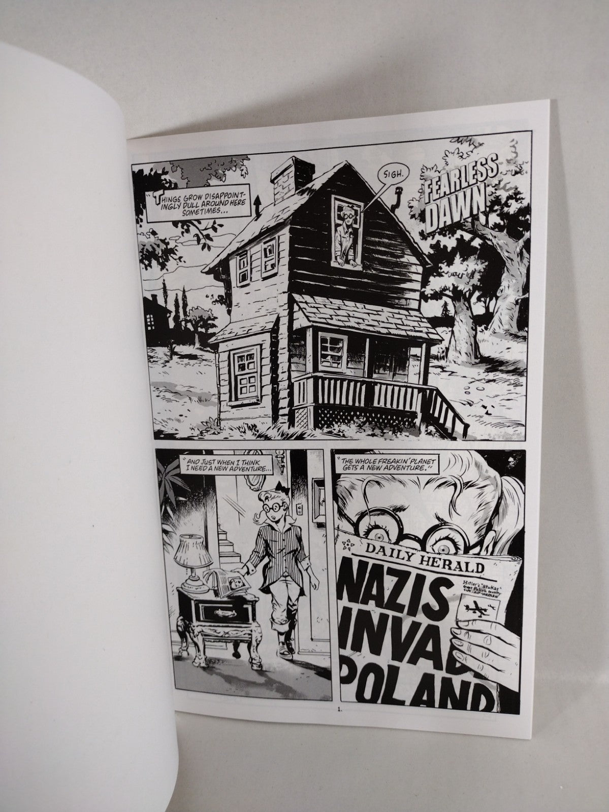 Fearless Dawn The Bomb #2 (2023) Asylum Press Blank Sketch Variant Cover NM