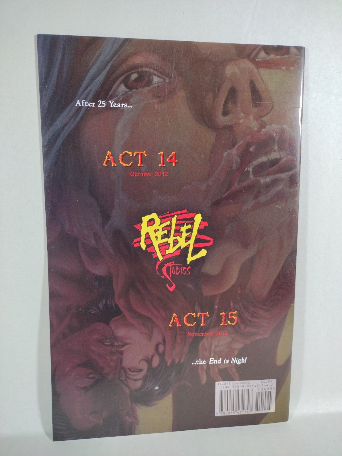 FAUST LOVE OF THE DAMNED Act 13 (2005) Rebel Comic 2nd Print FN-VF
